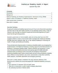 Page of a report with the Centre logo in the top left corner.