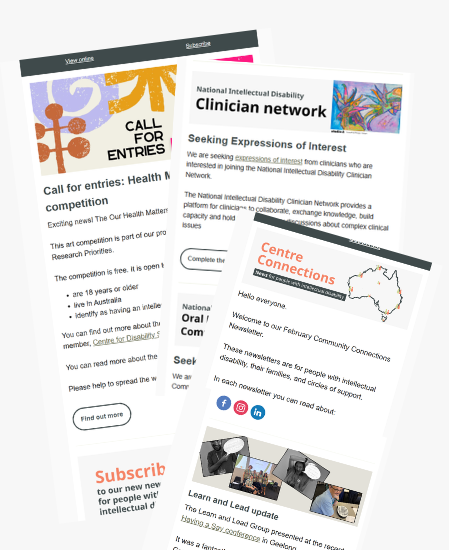 Picture of 3 Centre newsletters.