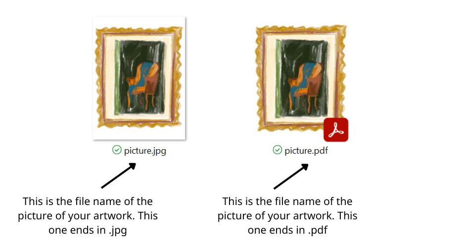 Where upload your artwork