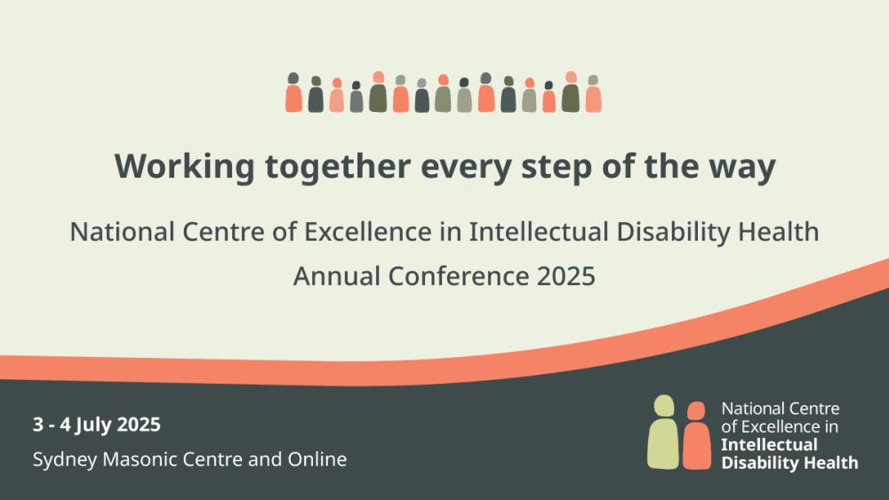 National Centre of Excellence in Intellectual Disability Health Annual Conference 2025 poster