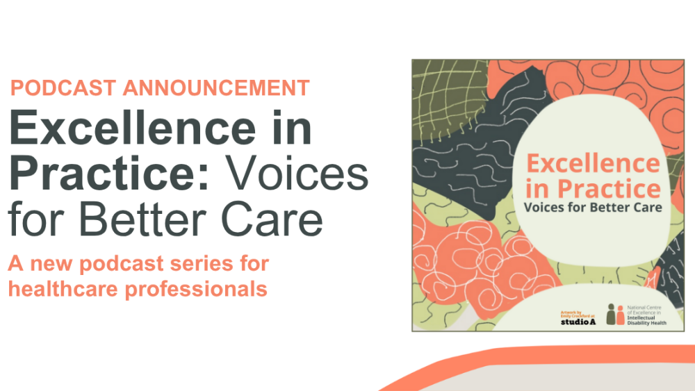 Podcast Announcement. Excellence in Practice: Voices for Better Care. A new podcast series for healthcare professionals.